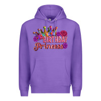 Purple birthday princess Premium Hoodie - Artiststas