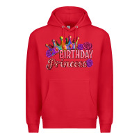 Red birthday princess Premium Hoodie - Artiststas