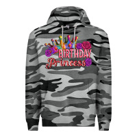 Slate Camo birthday princess Premium Hoodie - Artiststas
