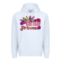 White birthday princess Premium Hoodie - Artiststas