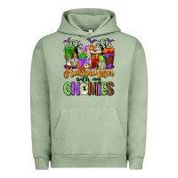 Pigment Oil Green Halloween with My Gnomies Coffee Cups Urban Hoodie - texasbilliewilder