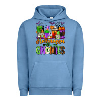 Pigment Pebble Blue Halloween with My Gnomies Coffee Cups Urban Hoodie - texasbilliewilder