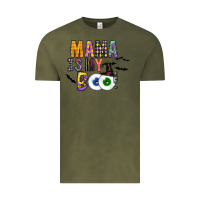 Vintage Olive Mama is my Boo Vintage Tee - CowhideDigitalArt