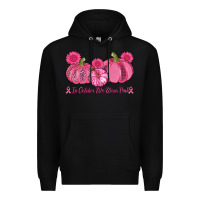 Black in october we wear pink pumpkins Premium Hoodie - AdoDesignShop