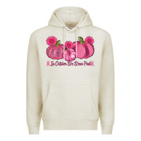 Oatmeal Heather in october we wear pink pumpkins Premium Hoodie - AdoDesignShop