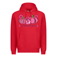 Red in october we wear pink pumpkins Premium Hoodie - AdoDesignShop