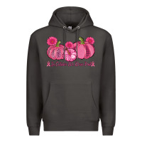 Smoke in october we wear pink pumpkins Premium Hoodie - AdoDesignShop