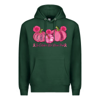 Sports Green in october we wear pink pumpkins Premium Hoodie - AdoDesignShop