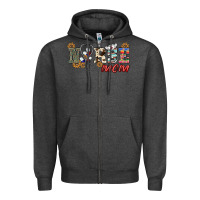 Charcoal Heather western nurse mom Zipper Hoodie - BarkalooDesign
