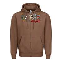 Chestnut western nurse mom Zipper Hoodie - BarkalooDesign