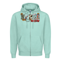 Seafoam western nurse mom Zipper Hoodie - BarkalooDesign