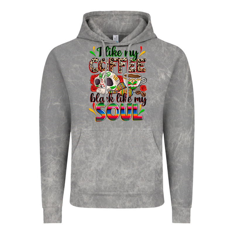 I Like My Coffee Black Like My Soul Vintage Hoodie by Zillion Design Studio | Teevron