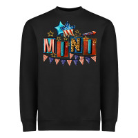 Black American Mini 4th of july Heavyweight Sweatshirt - CowGirlArtShop