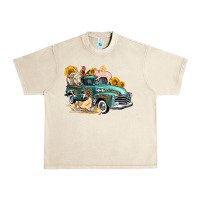 Sandshell western farm truck coop animals farm animals Urban Heavy Tee - FaDigitalArtStudio