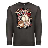 Smoke checkered retro baseball Premium Sweatshirt - MaliasSmallBusiness