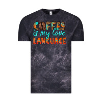 Cloud Black coffee is my love language Vintage Tee - HRA Design Shop