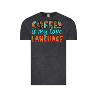 Vintage Black coffee is my love language Vintage Tee - HRA Design Shop