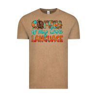 Vintage Coffee coffee is my love language Vintage Tee - HRA Design Shop