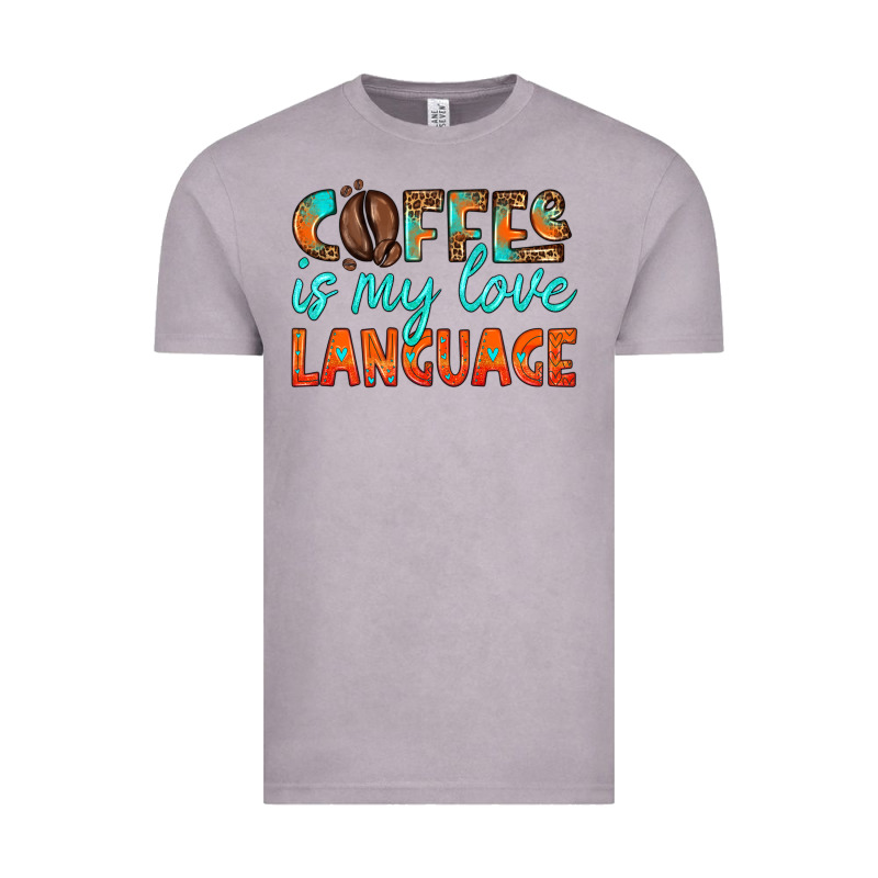 Coffee Is My Love Language Vintage Tee by HRA Design Shop | Teevron