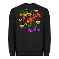 Black crawfish i just want to be loved bayou Heavyweight Sweatshirt - FaDigitalArtStudio