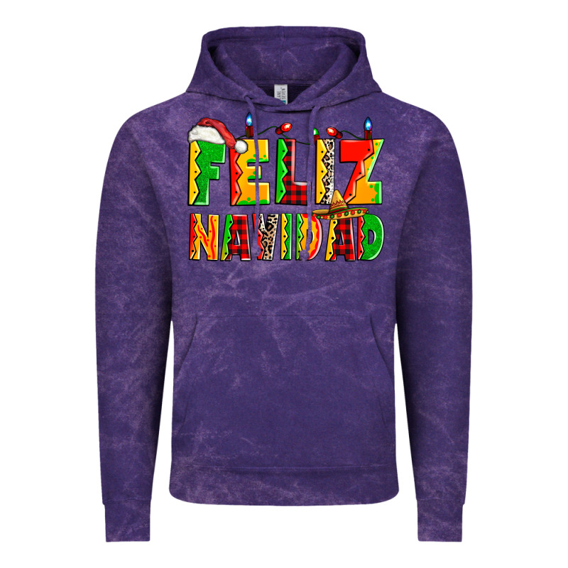 Feliz Navidad Vintage Hoodie by Zillion Design Studio | Teevron