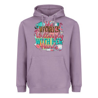 Lavender she works willingly with her hands Heavyweight Hoodie - NancyCooperArtShop