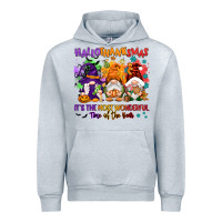 Heather Grey Hallothanksmas it's the most wonderful time of the Urban Hoodie - NancyCooperArtShop