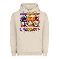 Pigment French Oak Hallothanksmas it's the most wonderful time of the Urban Hoodie - NancyCooperArtShop