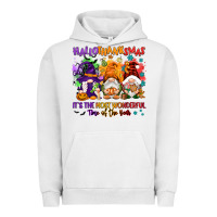 Pigment Lunar Rock Hallothanksmas it's the most wonderful time of the Urban Hoodie - NancyCooperArtShop