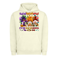 Pigment Pistachio Hallothanksmas it's the most wonderful time of the Urban Hoodie - NancyCooperArtShop