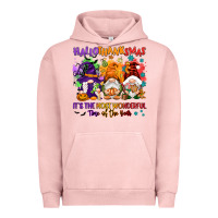 Pigment Salmon Hallothanksmas it's the most wonderful time of the Urban Hoodie - NancyCooperArtShop
