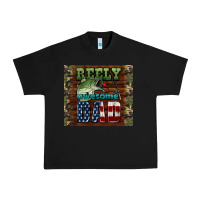 Black reely awesome dad Urban Heavy Tee - HRA Design Shop