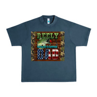 Midnight Navy reely awesome dad Urban Heavy Tee - HRA Design Shop