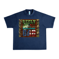 Navy reely awesome dad Urban Heavy Tee - HRA Design Shop