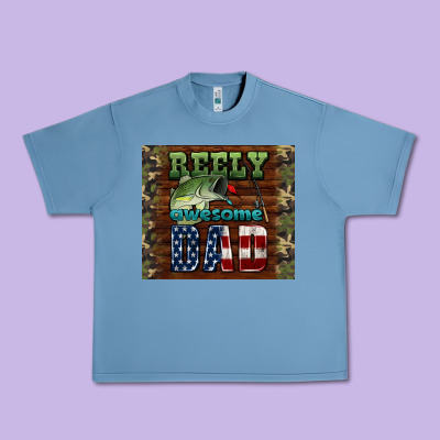 Reely Awesome Dad Urban Heavy Tee Designed By Hra Design Shop