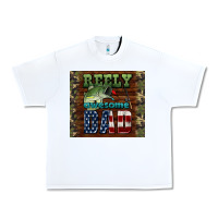White reely awesome dad Urban Heavy Tee - HRA Design Shop