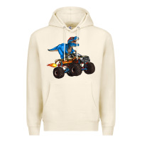 Tofu monster truck and  t rex dinosaur Premium Hoodie - Artiststas