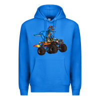 True Royal monster truck and  t rex dinosaur Premium Hoodie - Artiststas
