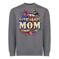 Storm American Mom 4th of July Heavyweight Sweatshirt - CowGirlArtShop