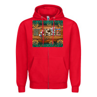 Red western nurse glitter leopard sunflowers Zipper Hoodie - BarkalooDesign
