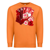 Carrot valentines day feeling lucky Premium Sweatshirt - NancyCooperArtShop
