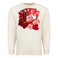 Sandshell valentines day feeling lucky Premium Sweatshirt - NancyCooperArtShop