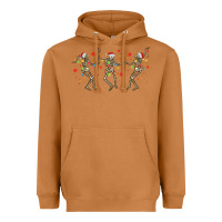 Meerkat dancing skeleton christmas Heavyweight Hoodie - MaliasSmallBusiness