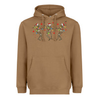 Toasted Coconut dancing skeleton christmas Heavyweight Hoodie - MaliasSmallBusiness