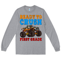 Heather Grey ready to crush first grade Long Sleeve Tee - Artiststas
