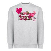 Heather Grey cupid can suck it valentine's day Heavyweight Sweatshirt - FaDigitalArtStudio