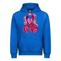 Cobalt breast cancer with boxing gloves Urban Hoodie - NancyCooperArtShop