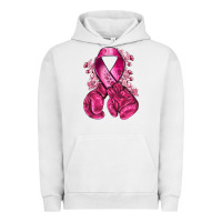 Breast Cancer With Boxing Gloves Urban Hoodie | Teevron