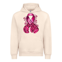 Sandshell breast cancer with boxing gloves Urban Hoodie - NancyCooperArtShop