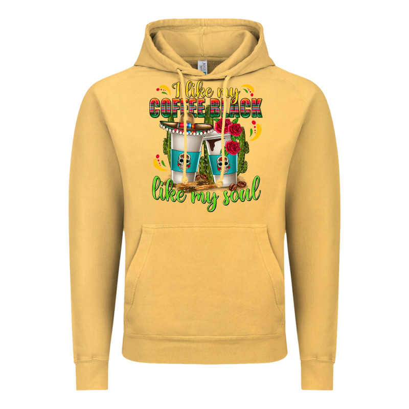 I Like My Coffee Black Like My Soul Vintage Hoodie by texasbilliewilder | Teevron